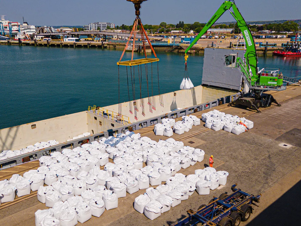Break Bulk Example Break bulk cargo terminal in Portsmouth, UK - Portico